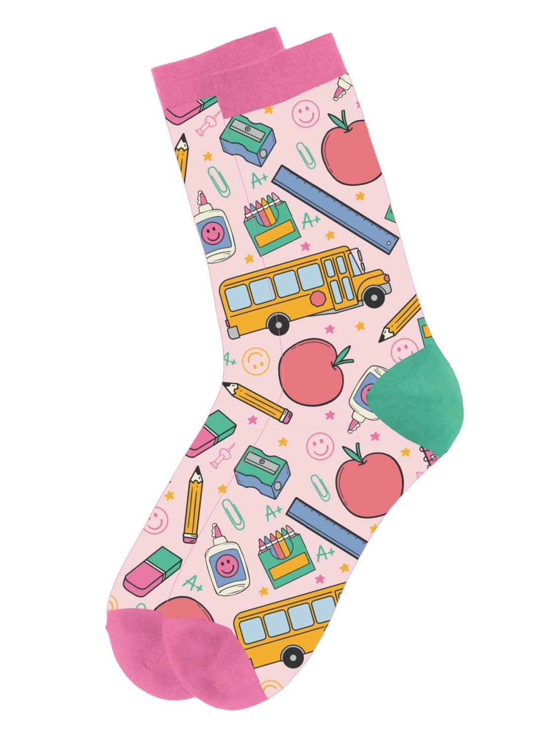 School Days Tall Sock