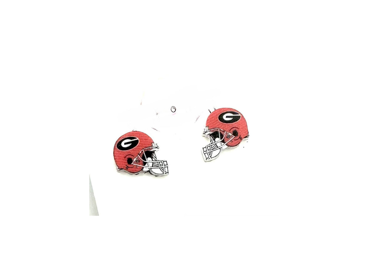Georgia Bulldog Stud Earrings