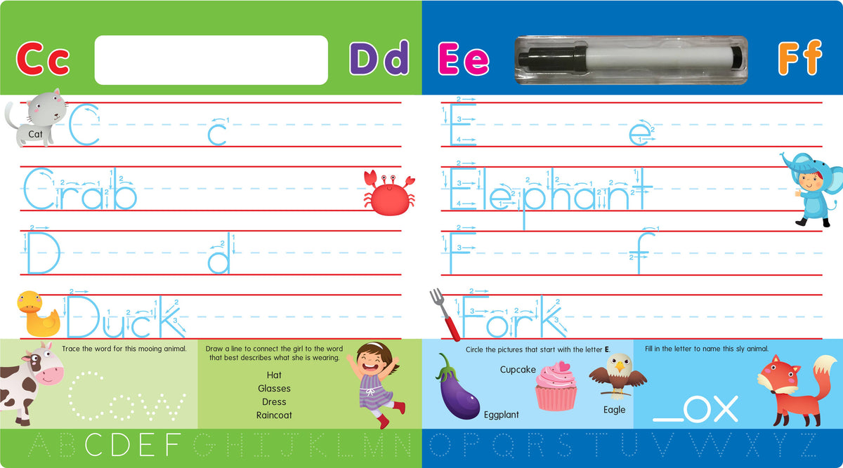 ABCs Write-On and Wipe-Off : Learn How to Write the Alphabet