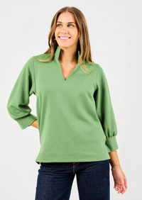 Jocelyn  Top (Green or Camel)
