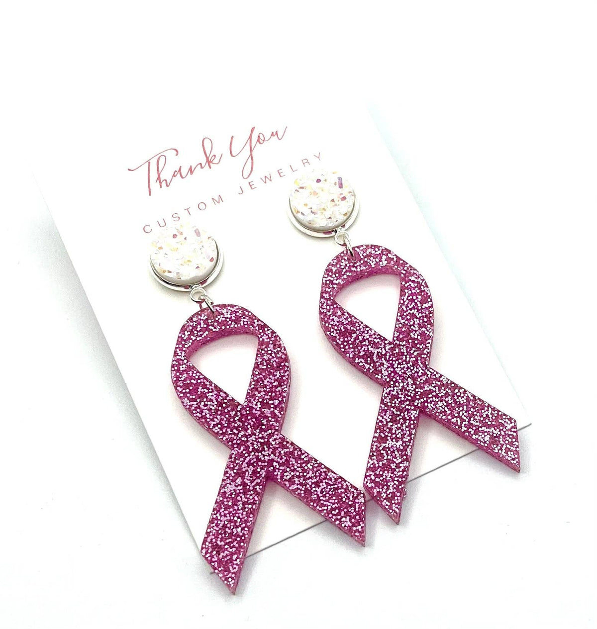 Breast Cancer Awareness Earrings