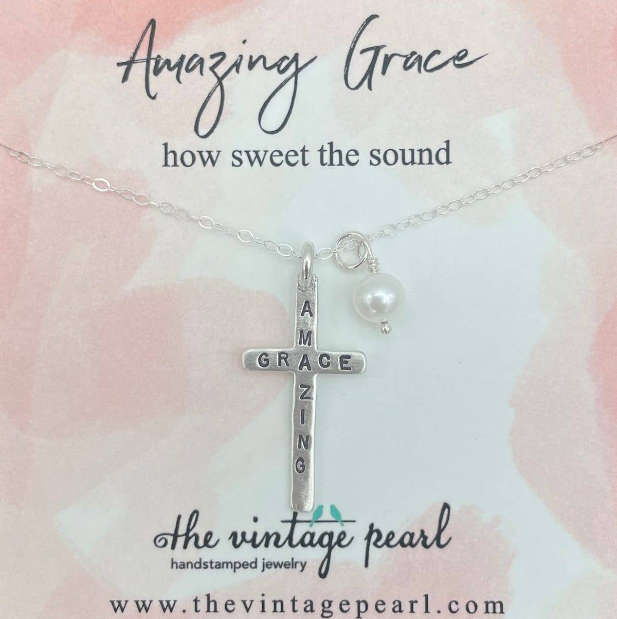 Amazing Grace Necklace (sterling silver)