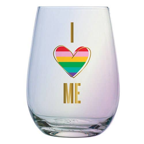 Pride Wine Glass - I Love me