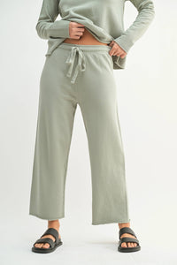 Malibu Wide-Leg Fleece Pants: SHADOW / S:M:L (2:2:2)