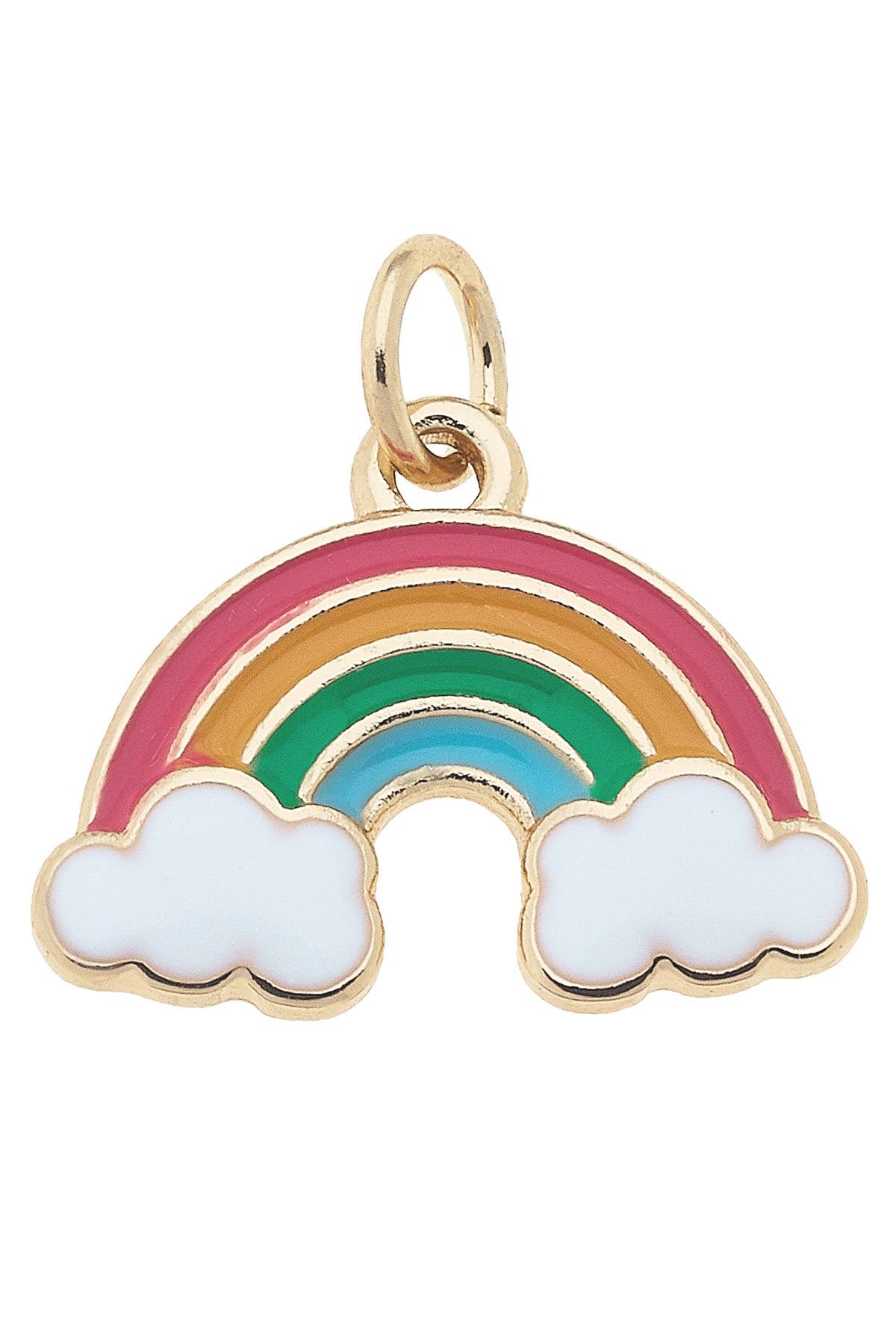 CANVAS STYLE CHARM BAR-Rainbow Enamel Charm in Multi