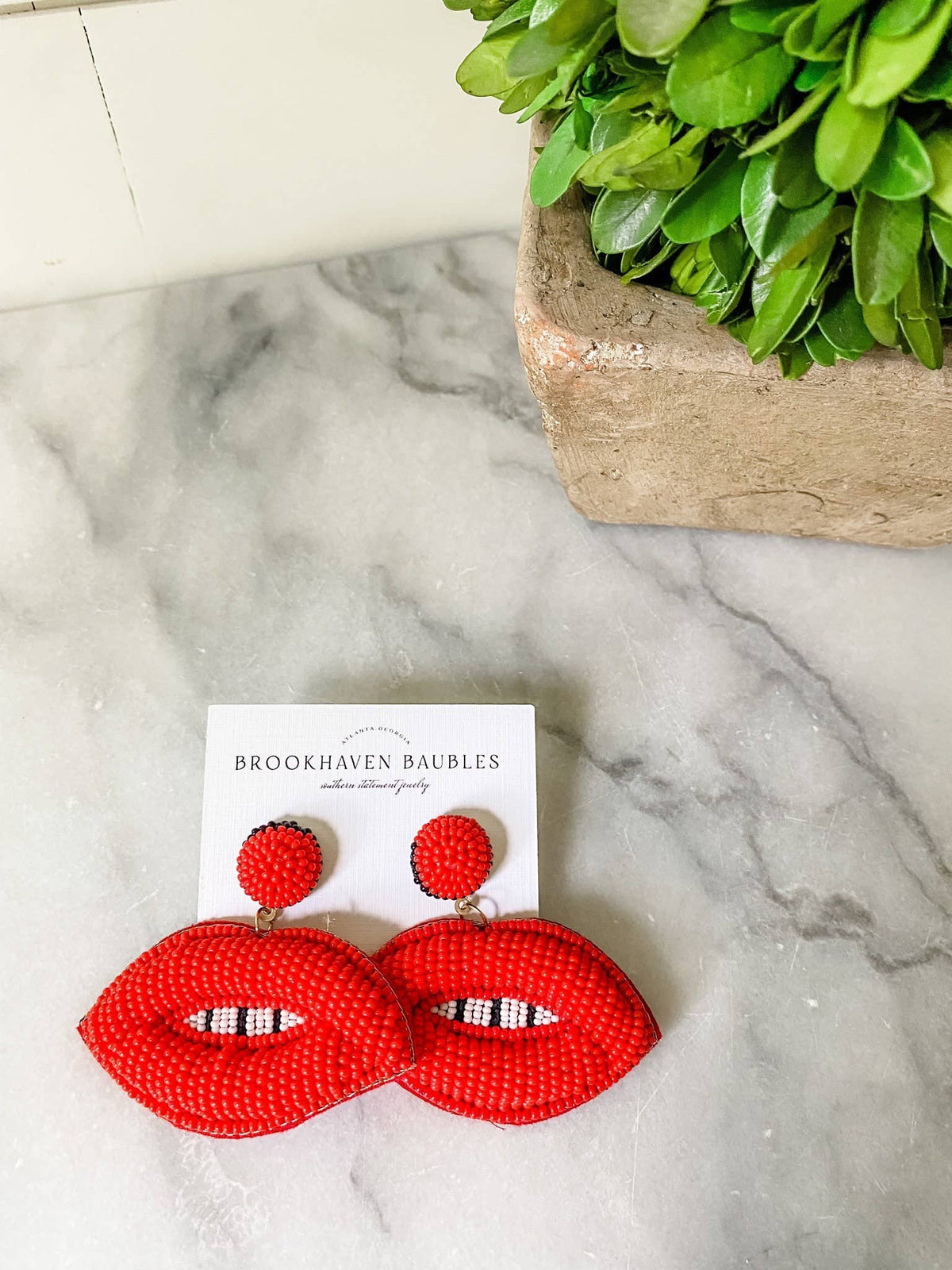 Southern Beaded Statement Fashion Earrings