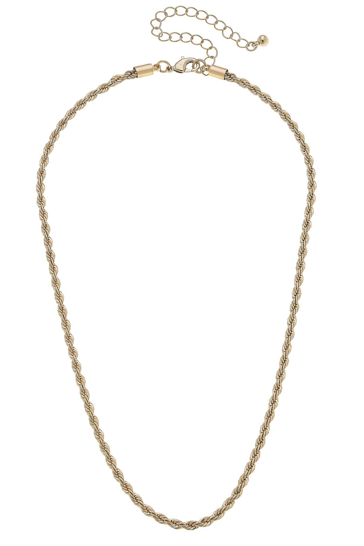 Brooklyn Twisted Rope Chain Charm Necklace Base