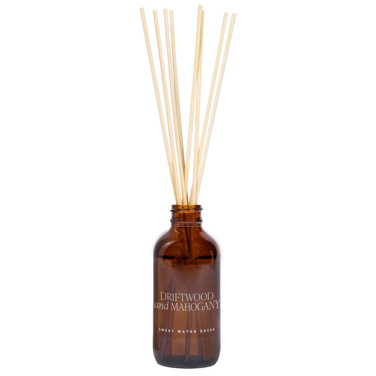 Driftwood and Mahogany Amber Reed Diffuser - Home Decor