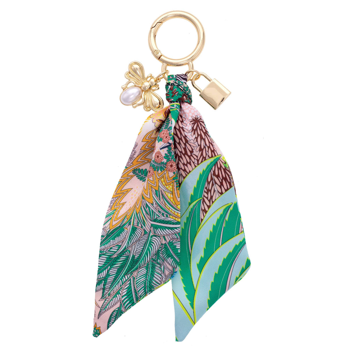 Patricia Pearl Bumble Bee Twilly Bag Charm in Multi