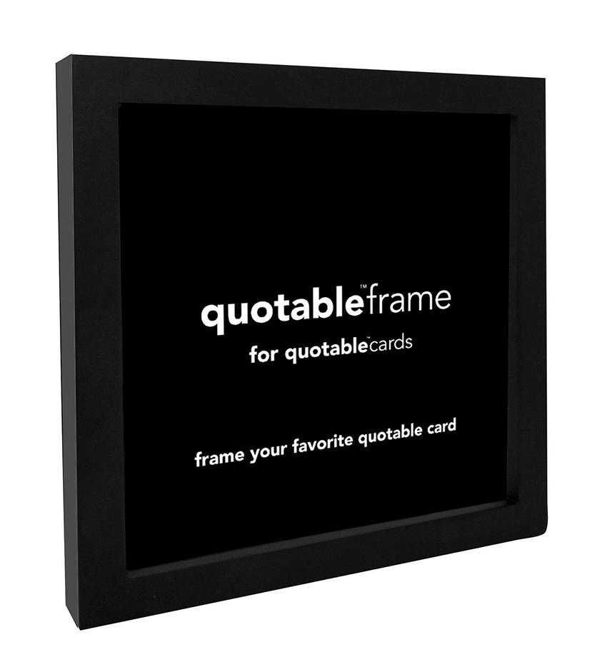 Black Frame for Qoutable Greeting Cards