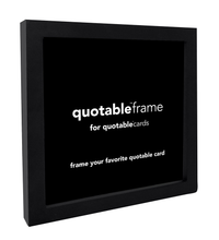 Black Frame for Qoutable Greeting Cards