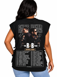 Usher & Chris Brown R&B Distressed tshirts