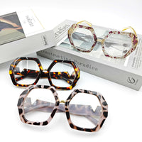 GEOMETRIC FRAME EYEGLASSES