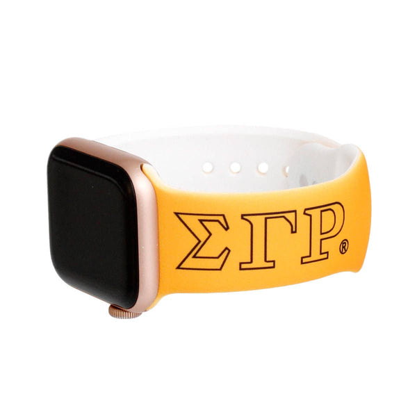 SGRHO Sorority Yellow Blue 1922 Watch Band Strap\