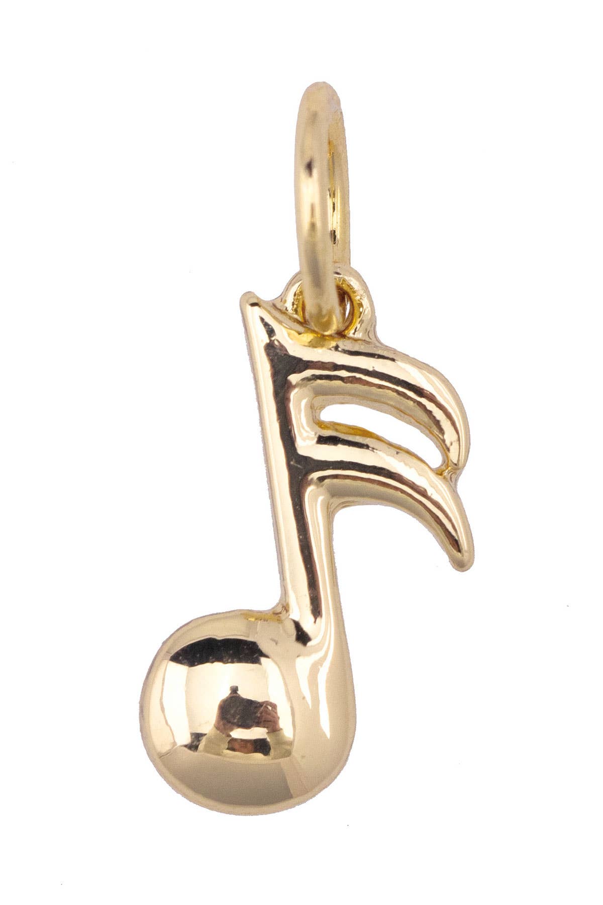 CANVAS STYLE CHARM BAR-Music Note Charm in Shiny Gold