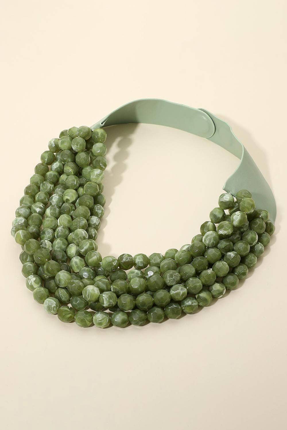 *BEST* NEW CHUNKY BEADED LAYERED MAGNETIC NECKLACE