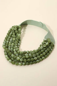 *BEST* NEW CHUNKY BEADED LAYERED MAGNETIC NECKLACE