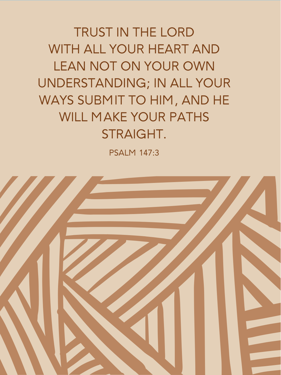 Psalm 147:3 | Hope Card | Christian Faith | Verse