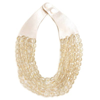 NEW CHUNKY BEADED LAYERED MAGNETIC NECKLACE