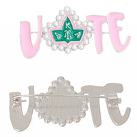 Brooch Alpha Kappa Alpha  Vote Sorority Pin for Women