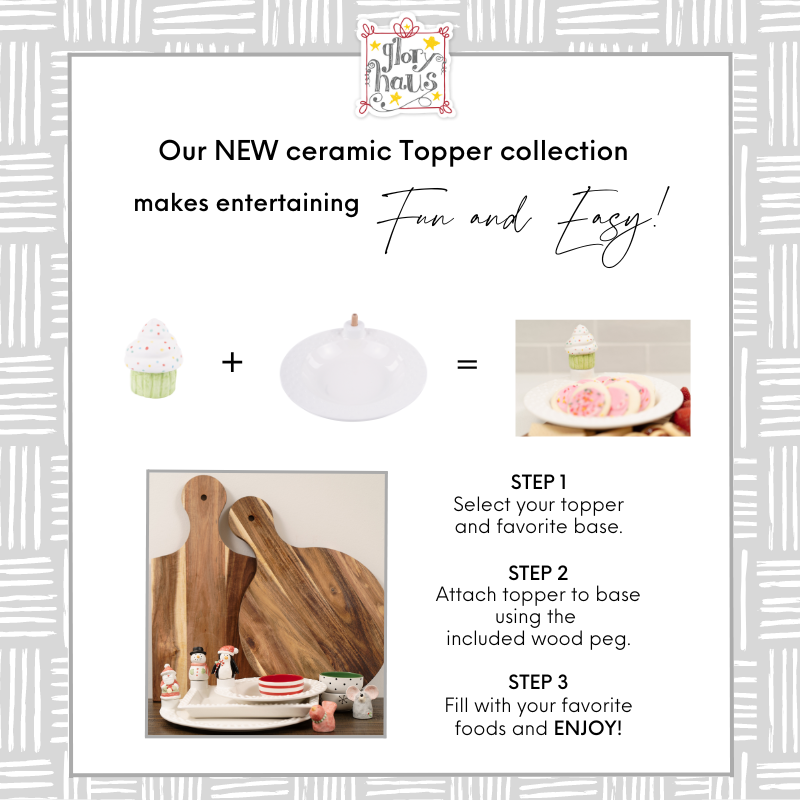 Glory Haus Fleur-de-lis Charcuterie Topper