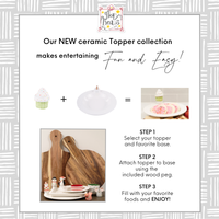 Glory Haus Fleur-de-lis Charcuterie Topper