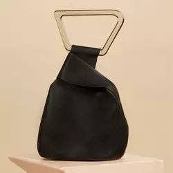 "ANANYA"  Women's Vegan Leather Satchel: BLACK or BROWN