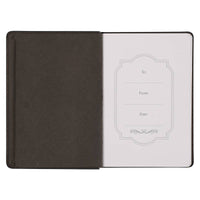 Best Dad Ever Brown Faux Leather Classic Journal - Psalm 28: