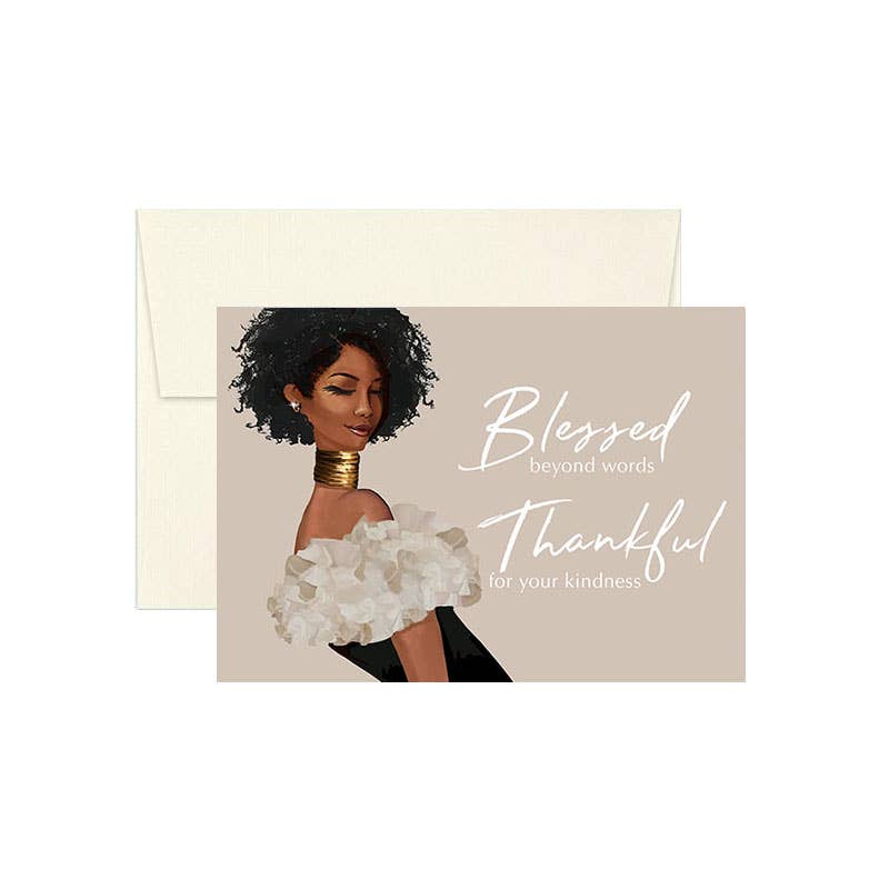 Blessed and Thankful Greeting Card