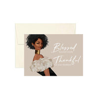 Blessed and Thankful Greeting Card
