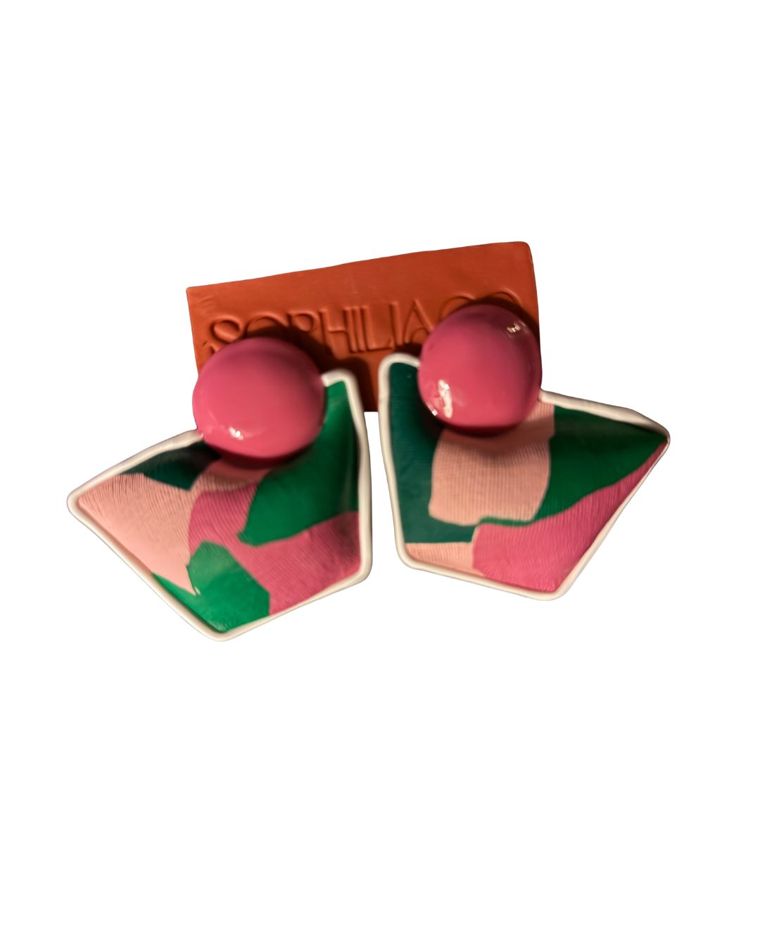 SOPHILIA CO. Handmade "Color Theory" Earrings