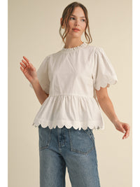 Gretchen Poplin White Top