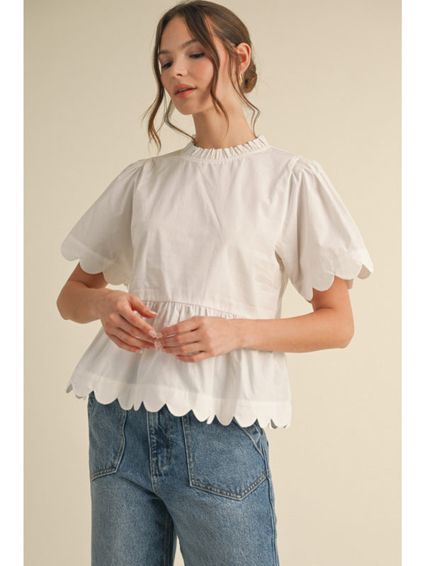 Gretchen Poplin White Top