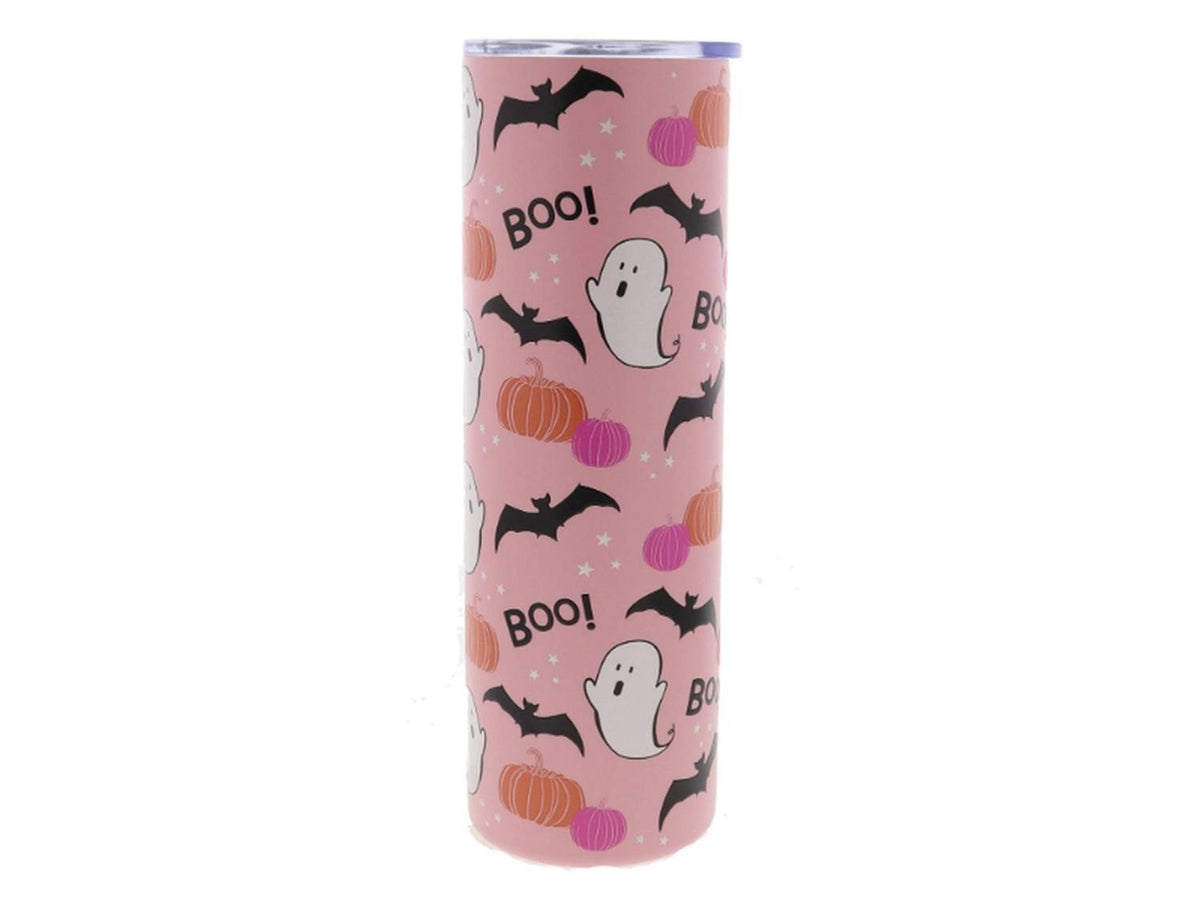 Spooky Season 30 Oz. Skinny Tumbler With Lid And Straw