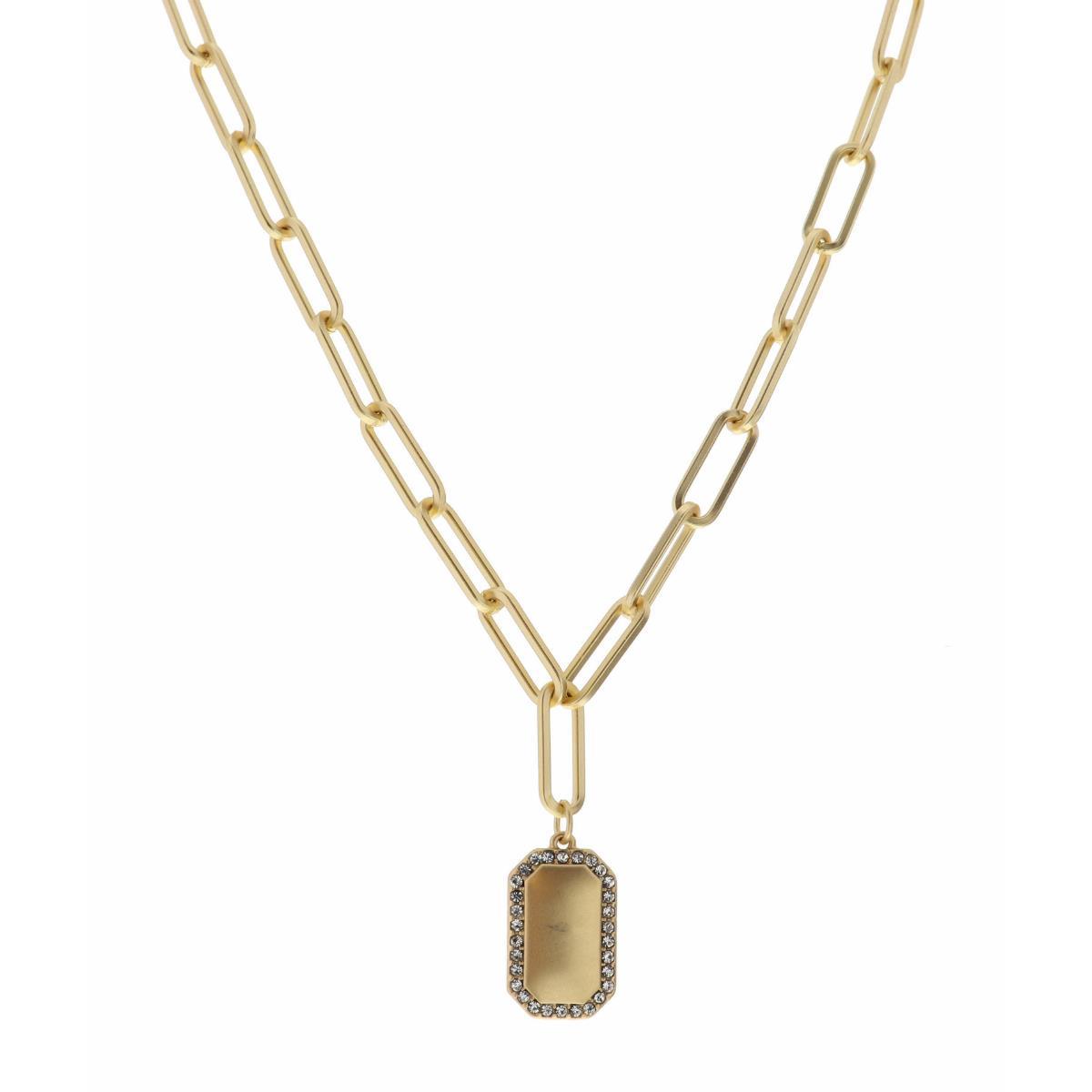 Carley Crystal Outline Necklace