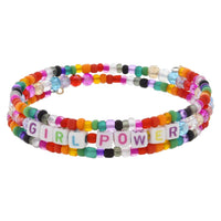 Kids Perfectly Me! Beaded Coil Bracelet, .5" Pendant