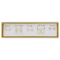 Jane Marie Set of 5 Earrings