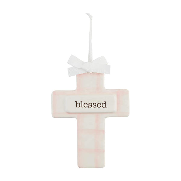 Mudpie Keepsake Ceramic Cross