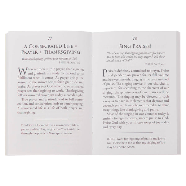 Living A Life of Prayer Mini Devotional