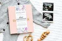 Dear Daughter Childhood Keepsake Book | Mother's Day Gift: Pink