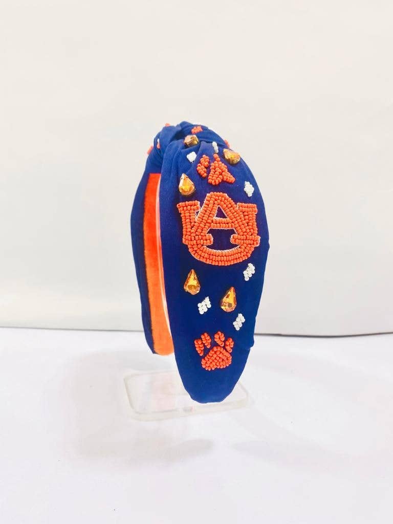 Auburn  GAME DAY Beaded Headband
