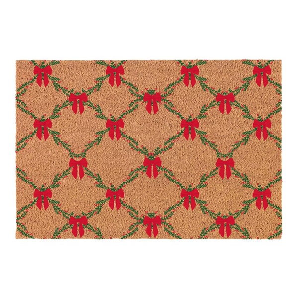 Mary Square Holiday Door Mat