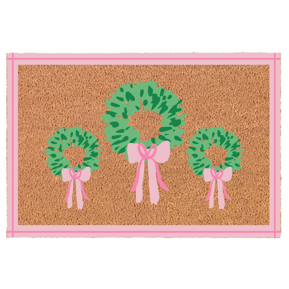 Mary Square Holiday Door Mat