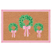 Mary Square Holiday Door Mat