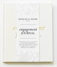Engagement Journal | Gift for New Brides | Book for Couples: Ivory