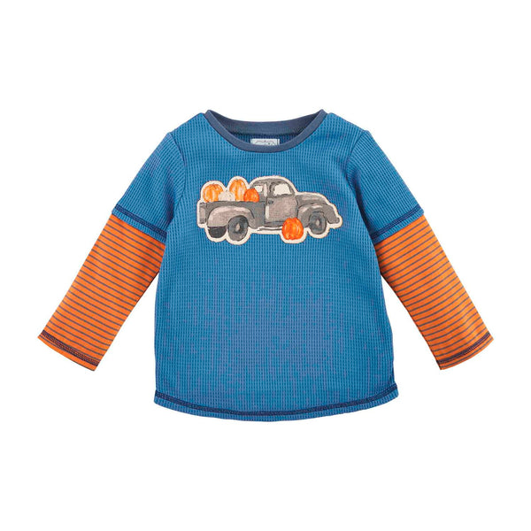 Pumpkin Patch Green  or Blue Tee