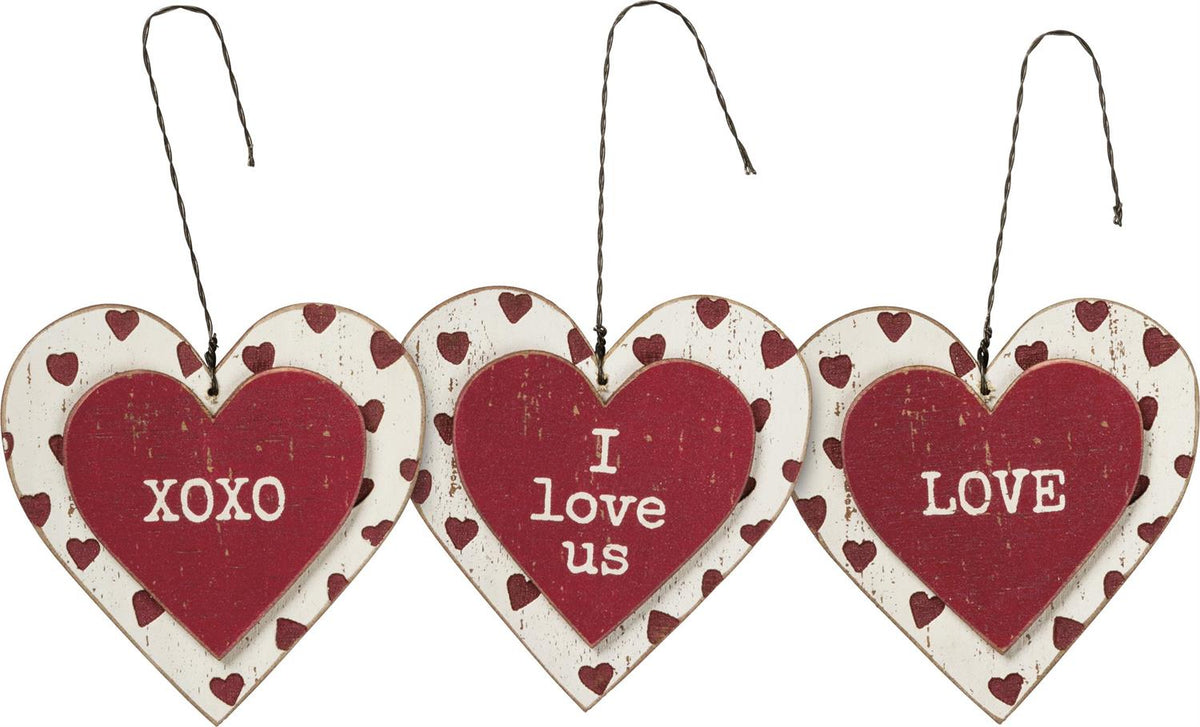 Heart Ornament Set