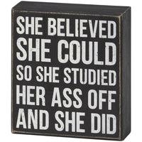 Inspirational Box Signs