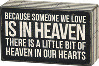 Inspirational Box Signs
