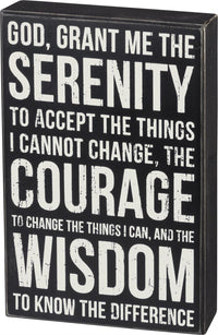 Inspirational Box Signs